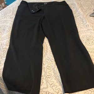 Black dress pants size 18